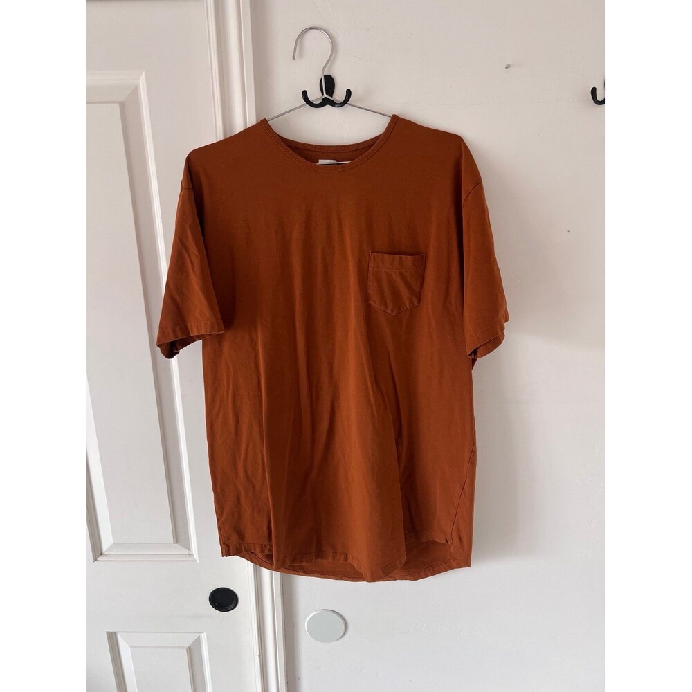 WYR Pocket Curve Crew T-Shirt Burnt Orange (XXL)